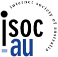 Internet Society of Austrailia logo